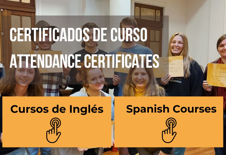 Attendance Certificates/Certificados de Asistencia a los Cursos